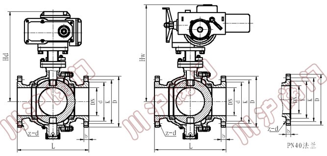 Q944��Q945�綯��ͨ�򷧽ṹͼ