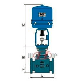 电动保温调节阀外形尺寸