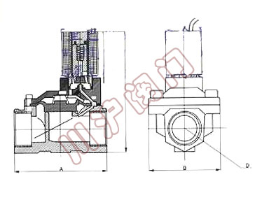  SLPM�ű��������ŷ�,�ڲ��ṹ���ͳߴ�ͼ