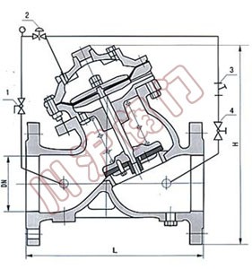 YX741X�ɵ�ʽ��ѹ��ѹ��,�ṹͼ