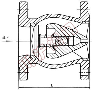 静音止回阀(DRVZ),结构图